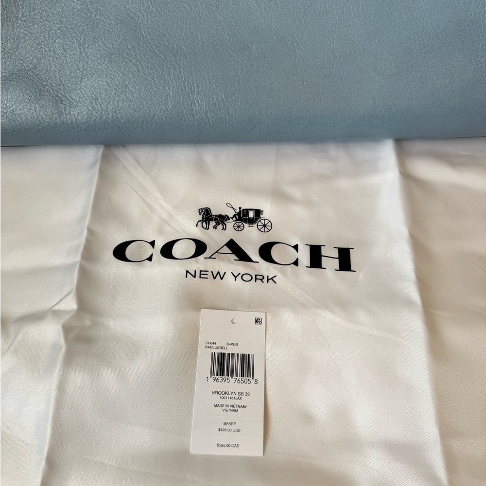 Coach Brooklyn 39 in Bluebell - Picture 4 of 6